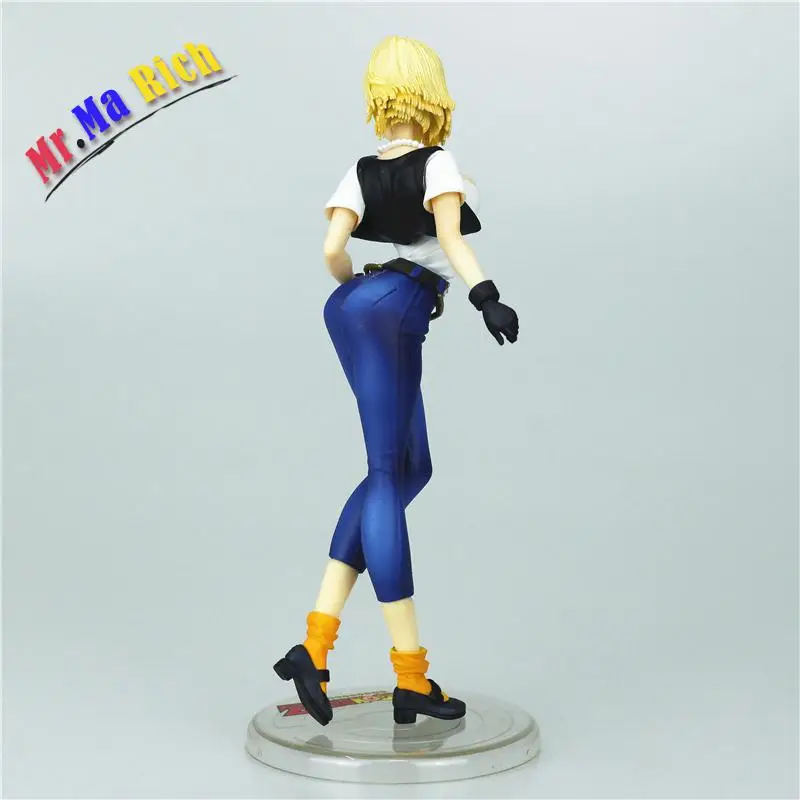 Android 18 лазурит Сексуальная 20 см ПВХ Новая фигурка коллекция игрушек аниме для