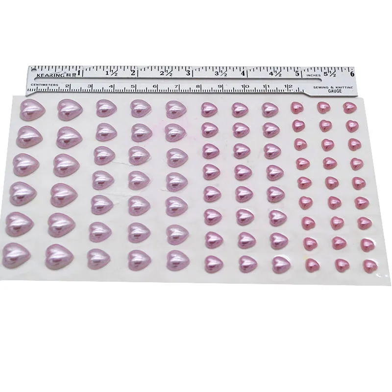 72 шт/лист сердце жемчуг сделай сам наклейка мобильный ПК искусство блестящие