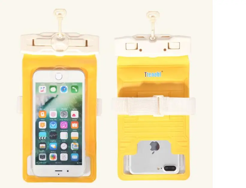 yellow Tteoobl 5,"~ 6,3" Чехол для мобильного телефона 20 м водостойкая подводная сумка Сухой Чехол чехол для каноэ каяк рафтинг лагерь плавающий Дрифтинг - Цвет: yellow