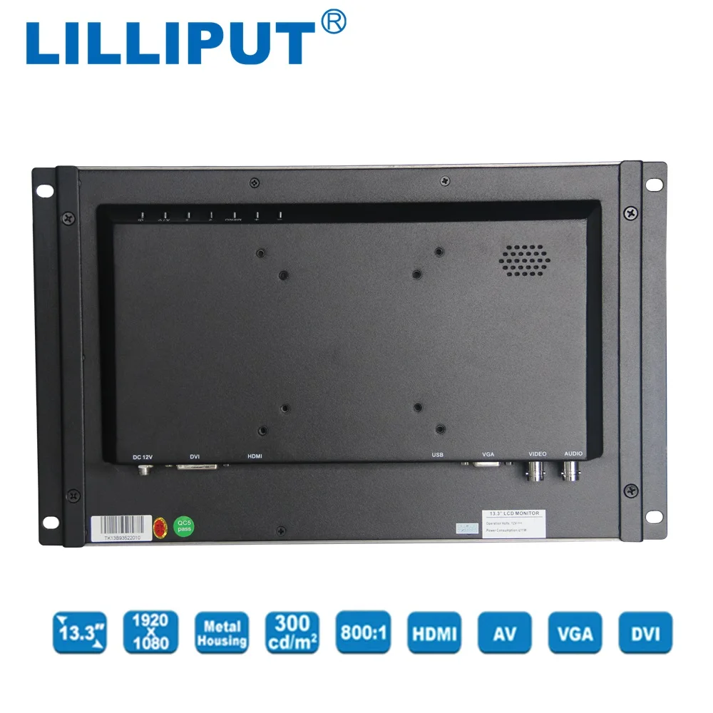 13 3 дюймовые светодиодные дисплеи Lilliput TK1330 NP/C/T Full HD промышленный емкостный