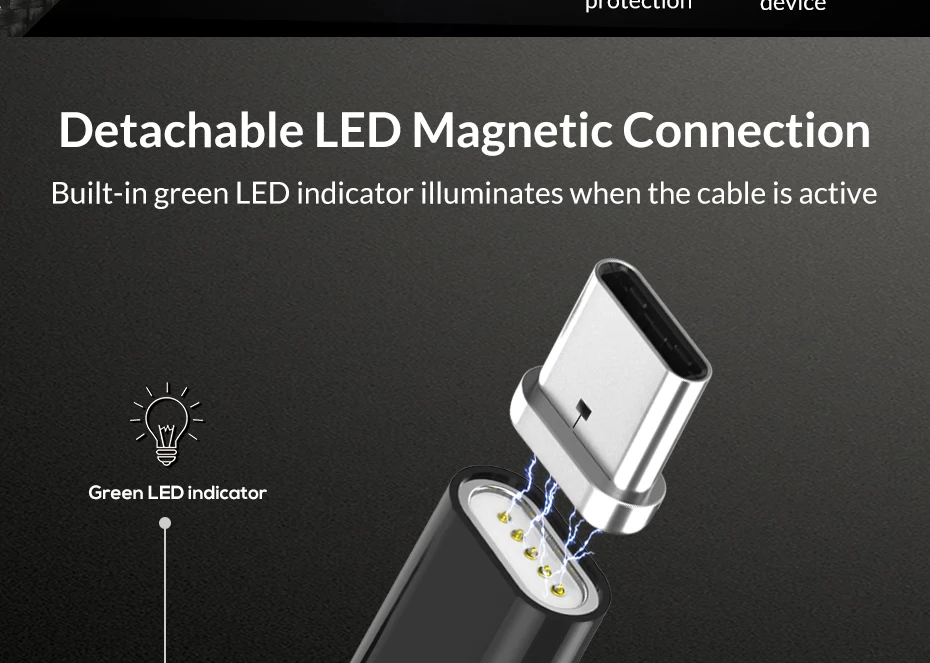 TOPK F-Line2 type C Магнитный кабель Usb C нейлоновый кабель для передачи данных и зарядного устройства для samsung Galaxy S9 Note 9 one Plus 6 Xiaomi Mi a2