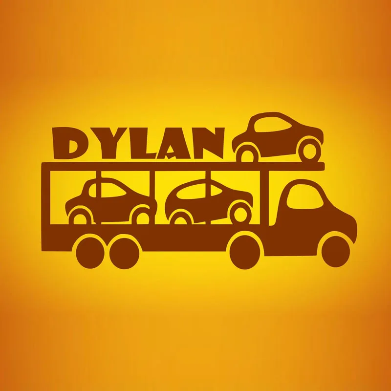 Автомобильные украшения для стен наклейки с именем на заказ детские обои клейкие