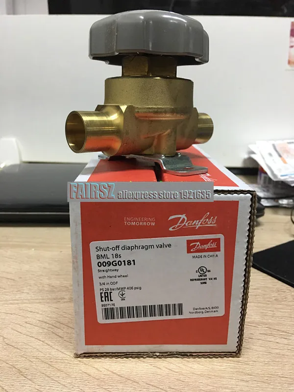Оригинальный запорный клапан DANFOSS BML18S 009G0181 3/4 сварочный шов|Принадлежности для