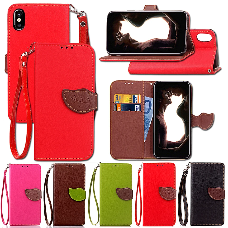 Роскошный кожаный чехол держатель с откидной крышкой для iPhone 7 5C 5S SE 6 6S Plus кошелек