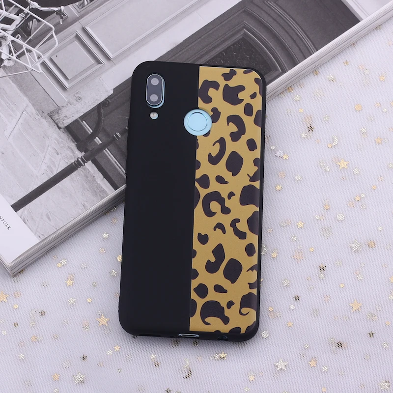 For Huawei Honor Mate 10 20 Nova P20 P30 P40 P Smart Leopard Print Pink Sexy Candy Silicone Phone Case Cover Capa Fundas | Мобильные
