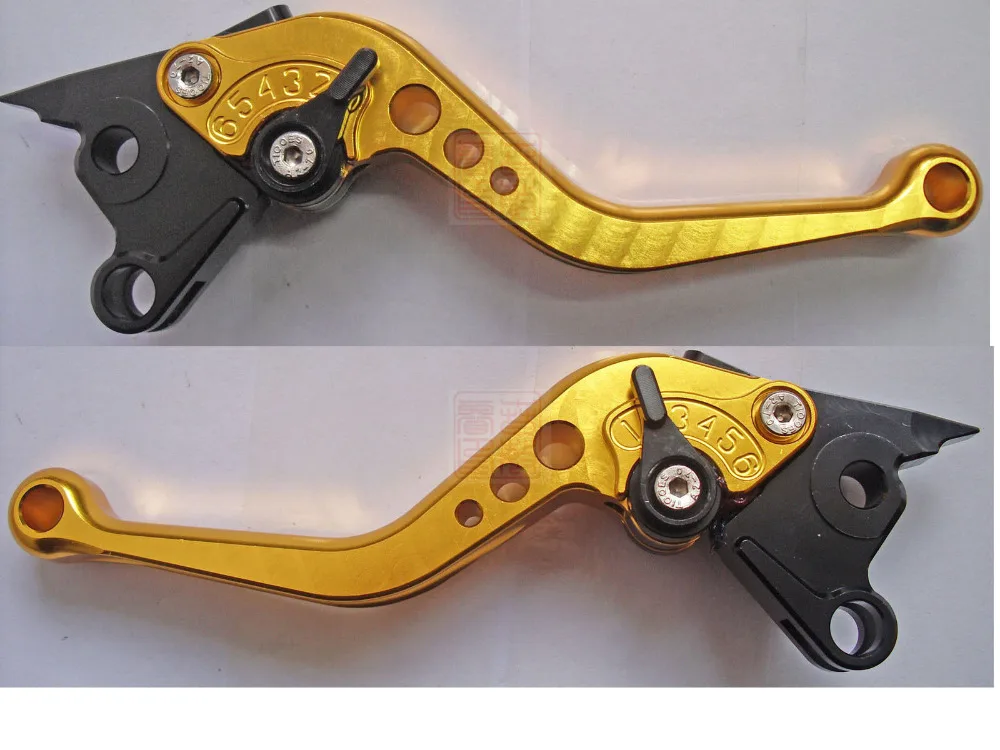 Рычаг тормоза и сцепления золотого цвета для мотоцикла Ducati Monster Il Mostro S4 S4R 01 06 900 M900