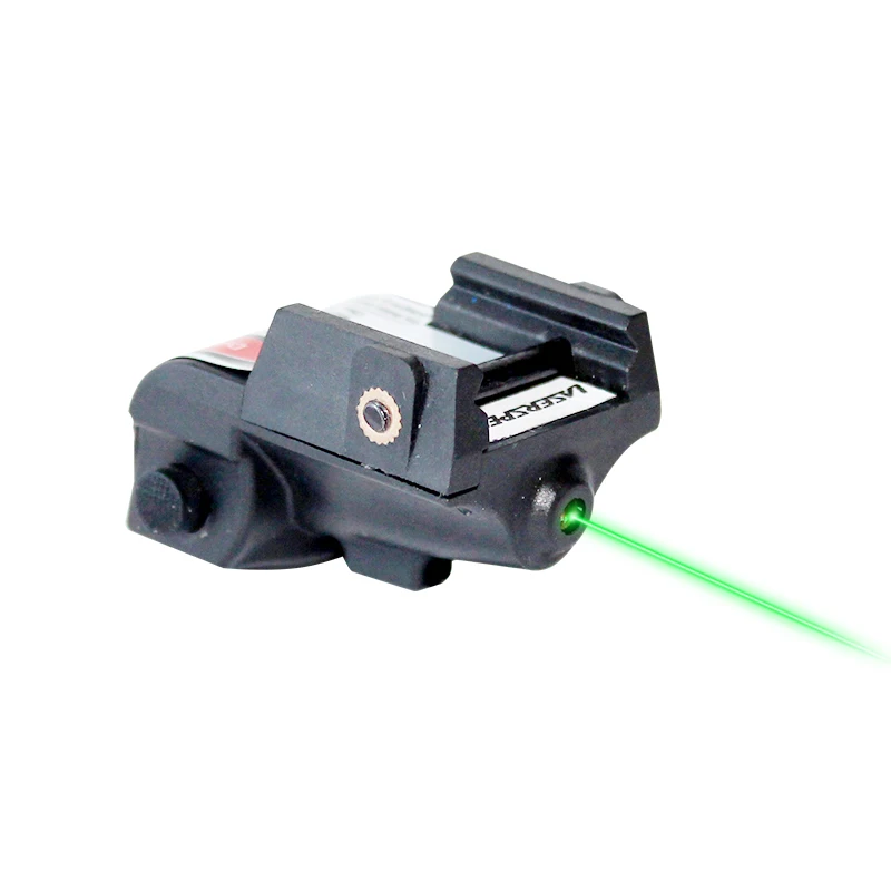 Зеленый Laserspeed пистолет маленький зеленый лазер тактический военный Перезаряжаемый для Glock Colt 1911 Телец оружейный лазерный прицел - Цвет: Зеленый