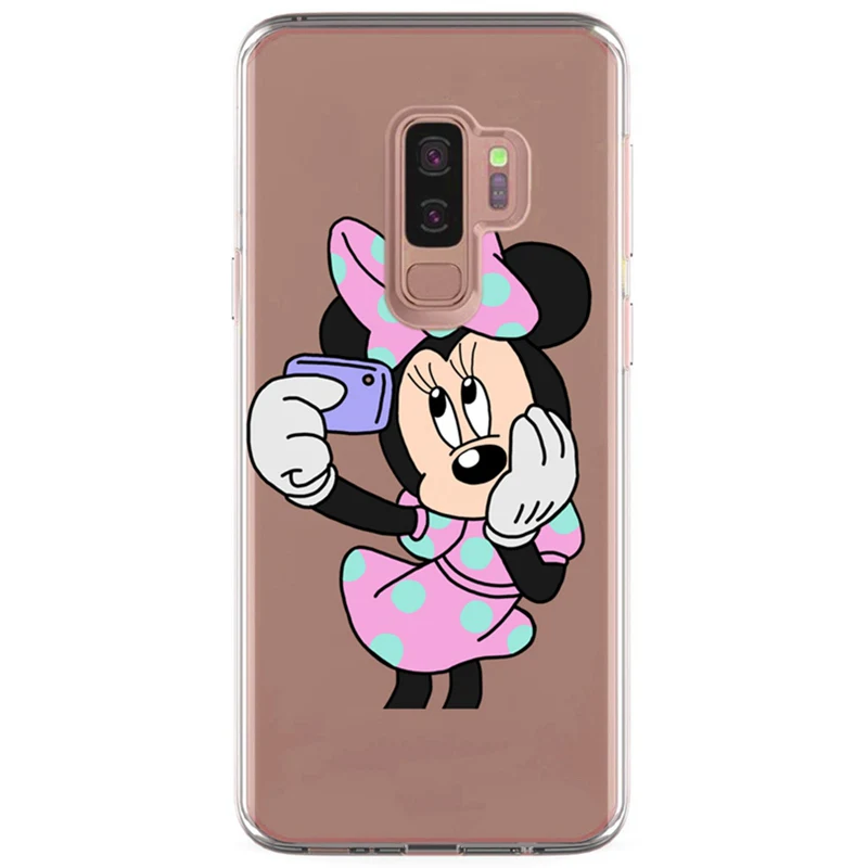Для Samsung Galaxy S9 S9Plus S8 Plus S7 edge Note 8 A3 A5 2017 TPU цветной мягкий чехол с изображением Микки