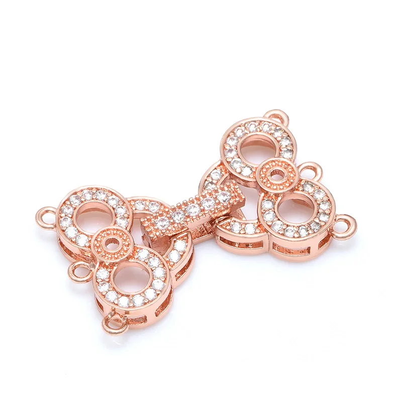 pink Clasp Accessories for Jewelry Buckles for Pearl Bracelets Necklaces diy Jewelry Findings Componments Wholesale - Цвет: pink