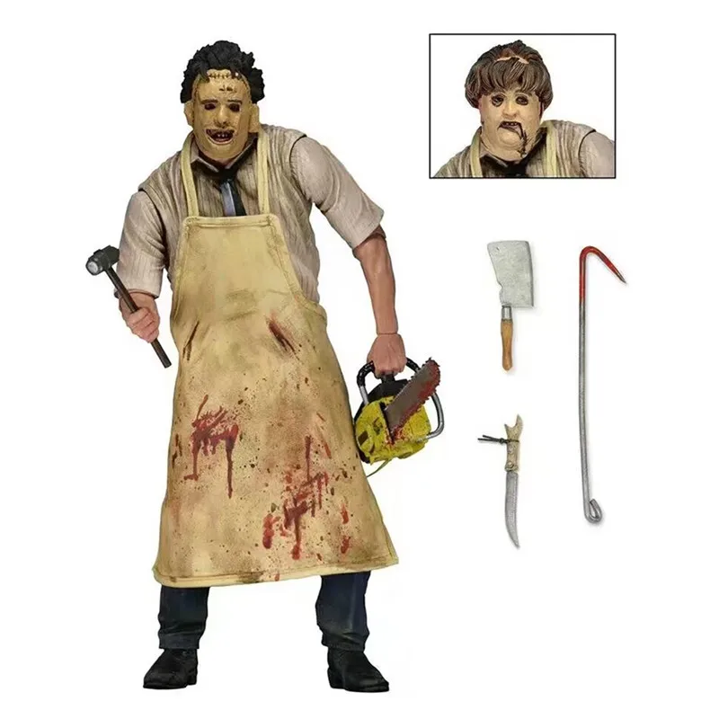 NECA 7 &quot18 см Техасская цепная пила резня ПВХ фигурка Коллекционная модель