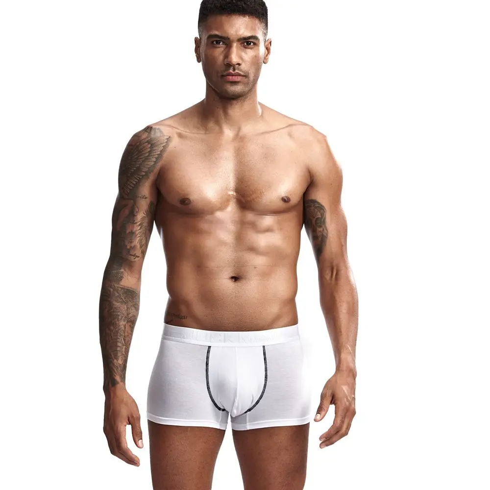 JOCKMAIL мужское модальное мягкое Мужское нижнее белье боксерские шорты Мошонка уход капсула функция здоровья молодежи Сеульское Выпуклое разделение боксер