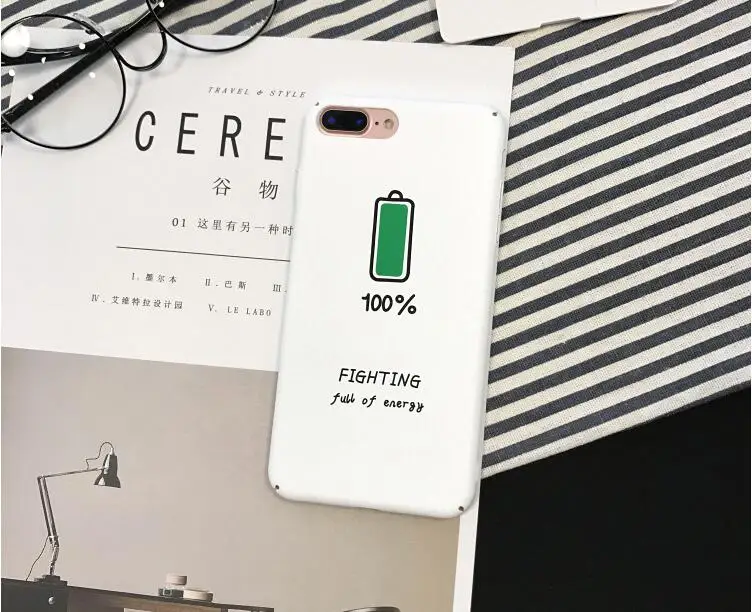 Для iphone 7 8X6 Чехол для Fundas iphone 6 S 6s чехол для iphone X XR XS Max 7 8 Plus чехол милый жесткий Художественный Черный чехол для пары