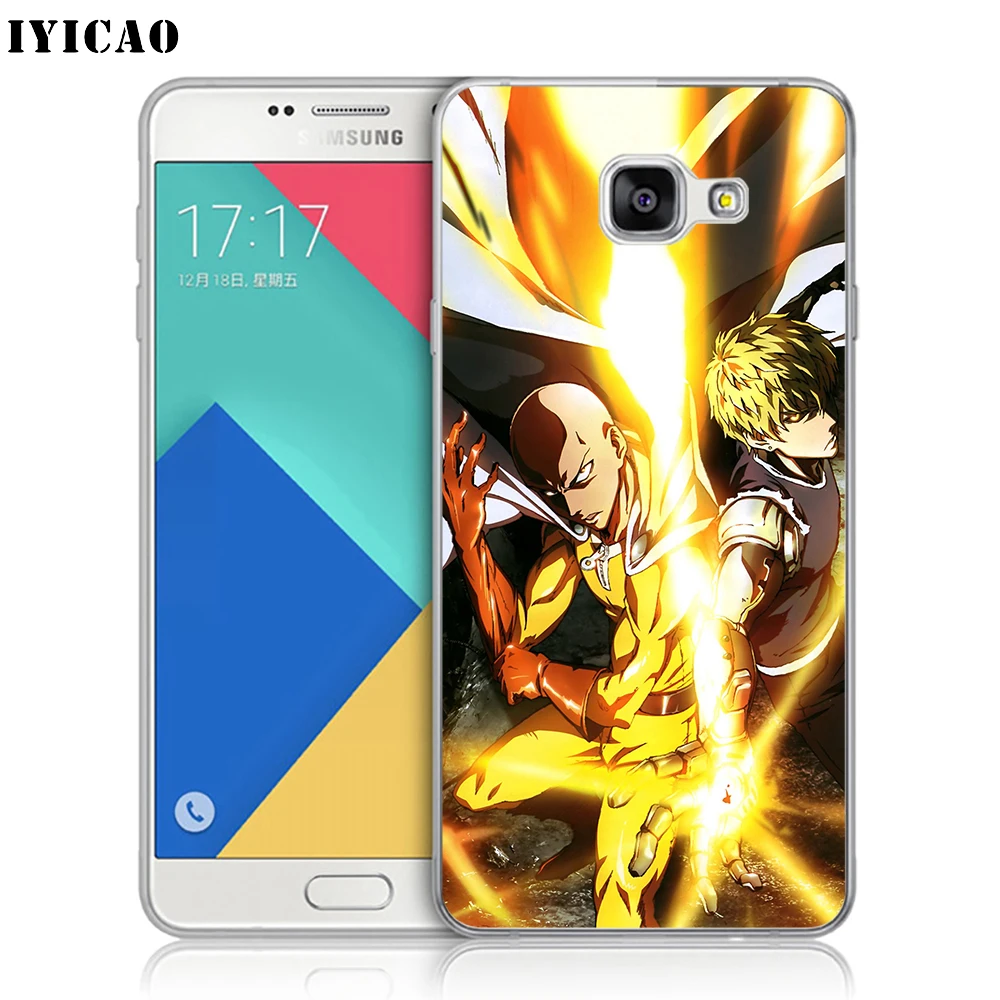 IYICAO One Punch Man Saitama Мягкий силиконовый чехол для телефона Samsung A10 A30 A40 A50 A70 M10 M20 M30 TPU |