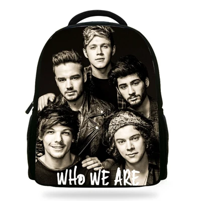 7F2022 14 дюймов Мода для мальчиков рюкзак 1D One Direction сумка для мальчиков детские школьные рюкзаки для девочек Mochila детские школьные - Цвет: 7F2022