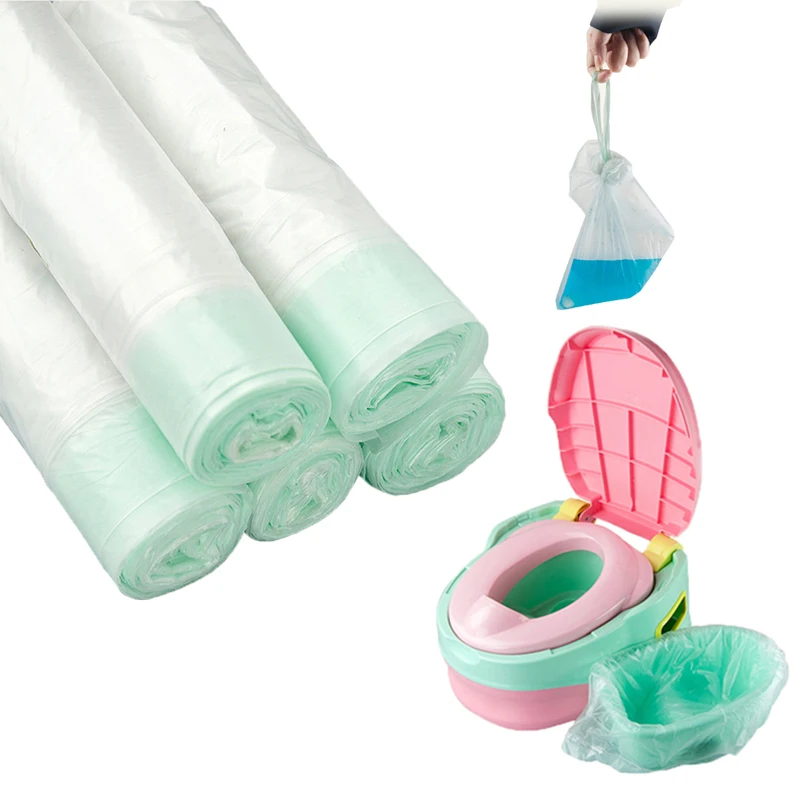 50 шт одноразовые мусорные мешки для детских тренировочных унитазов мусорное