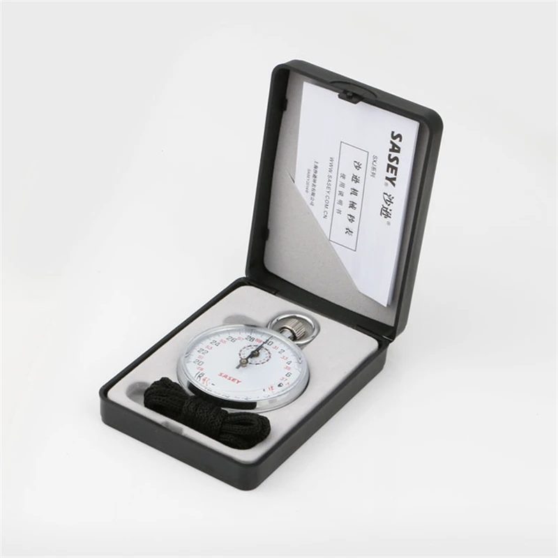 Механический Секундомер с остановом Цифровые Спортивные Хронограф обратного