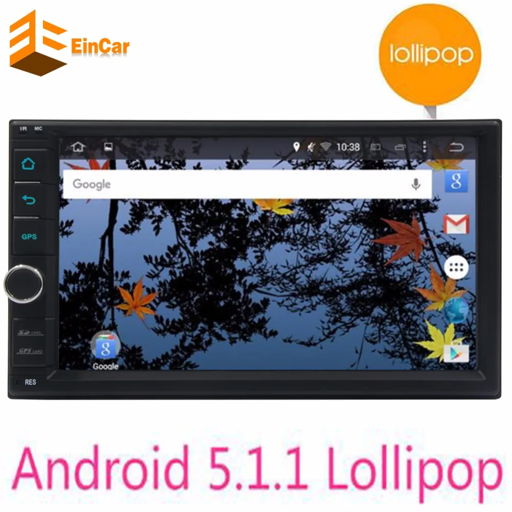 Новый Android 5 1 автомобильный аудио стерео gps Wifi Bluetooth Радио Quad Шнур HD мультимедийный