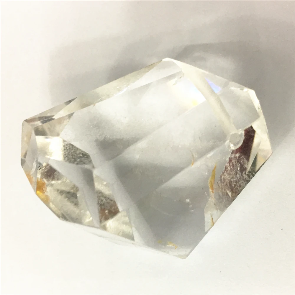 1PCS Lemon Feng Shui Clear Polished Section Wands Healing Specimen Natural Stones And Minerals Quartz Crystals Home Decor Drop | Украшения