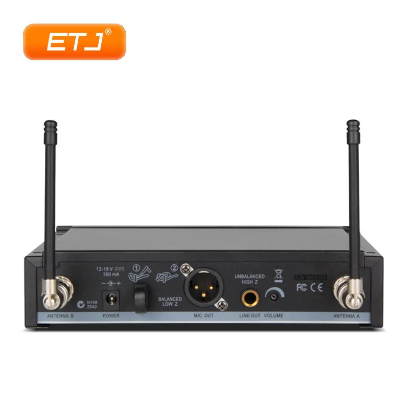 Профессиональный UHF микрофон беспроводная двойная микрофонная система SLX14 Skin