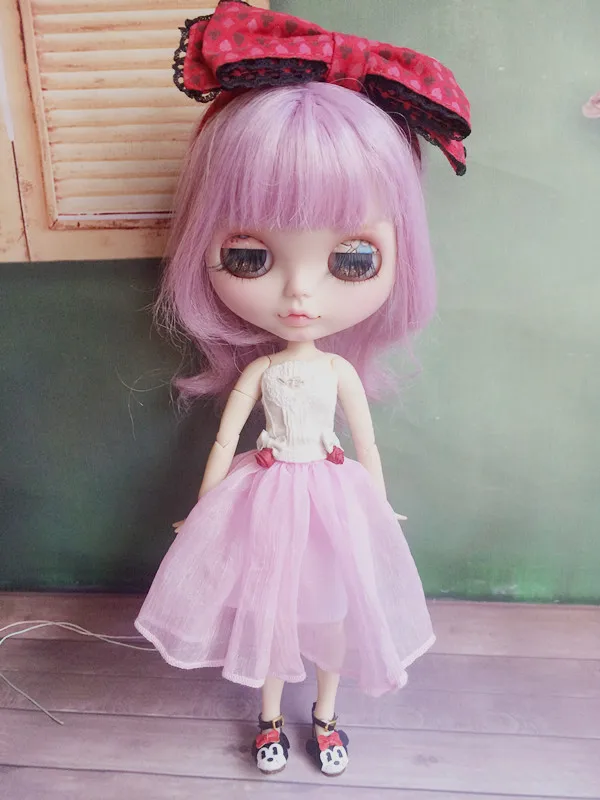 Шифоновая юбка для куклы Licca Momoko AZONE S Blyth аксессуары яркая короткая | Игрушки и