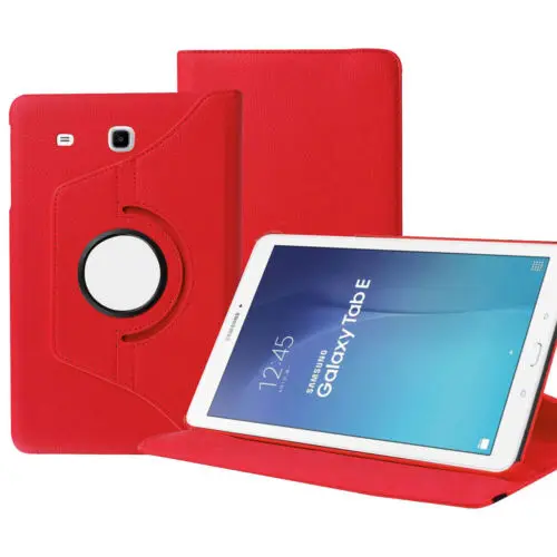 Умный чехол из искусственной кожи для планшета Samsung Galaxy Tab E 9 6 SM T560 T561 вращающийся