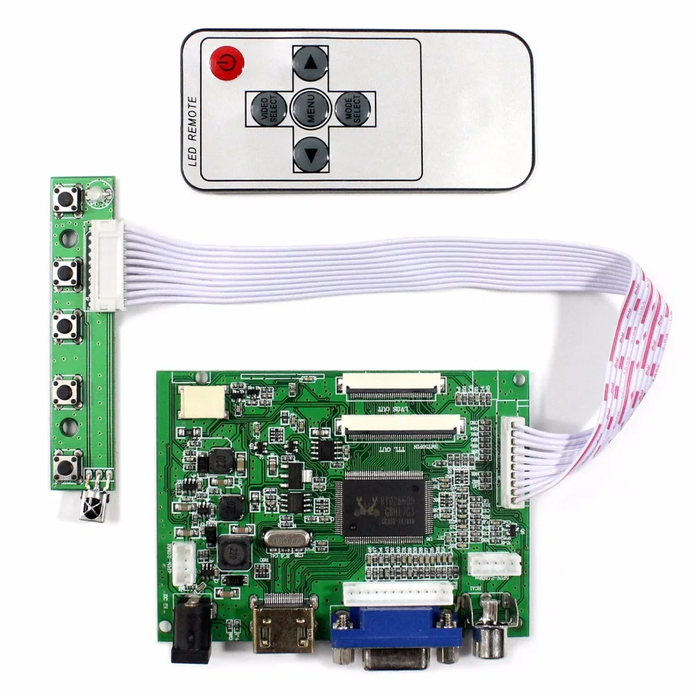 Новый 7-дюймовый ЖК-дисплей Raspberry Pi ЖК-Дисплей HDMI VGA AV модуль монитора для Pcduino Banana