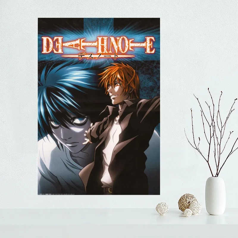 Плакат с надписью Nice DEATH NOTE | Дом и сад