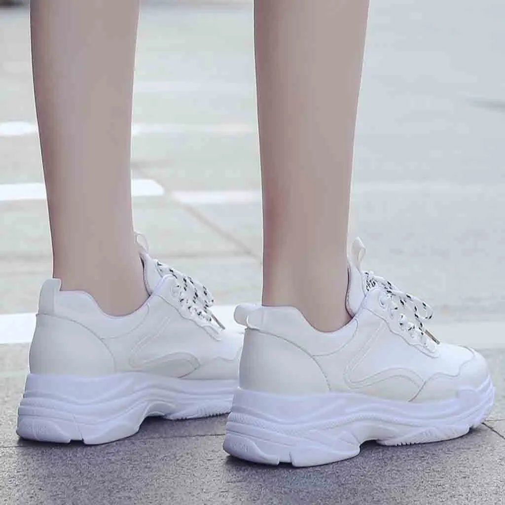 Женские кроссовки модная женская повседневная обувь на плоской платформе