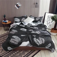 plant floral printed quilts summer used thin air conditioned comforter queen size colcha duvets single bedspread for single bed