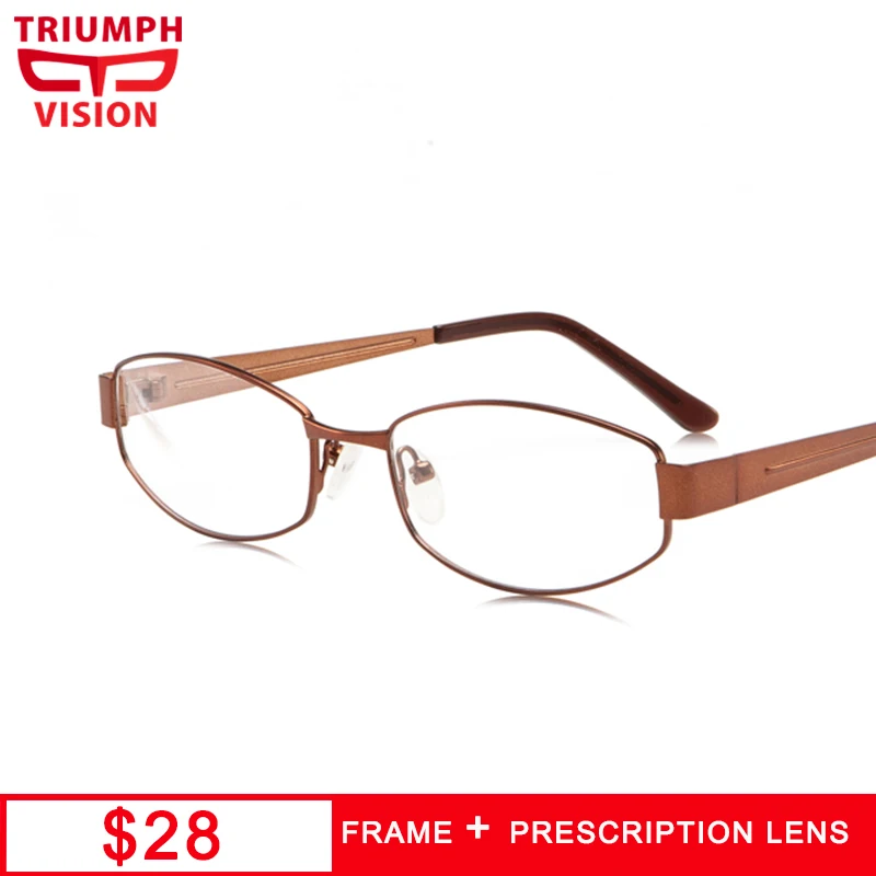 

TRIUMPH VISION Oval Diopter Glasses Women Prescription Eyeglasses Progressive Anti Blue Ray Computer Photochromic Reading Oculos