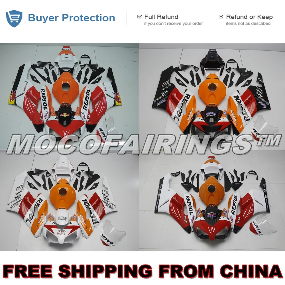 Комплект обтекателей ABS для мотоцикла Honda CBR1000RR 2004 2005 CBR 1000 RR 04 05|Накладки и