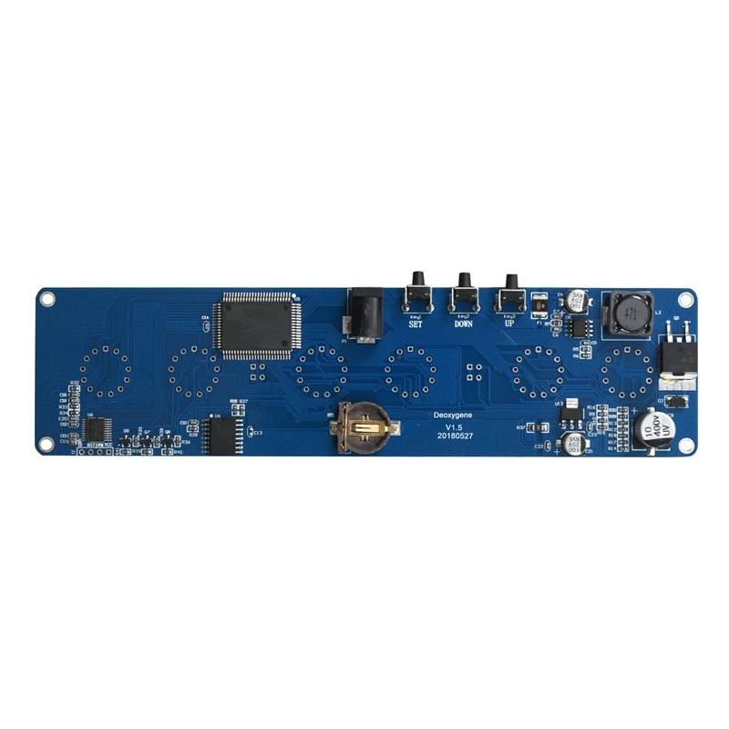 DIY in14 in4 Nixie трубка цифровой светодиодный подарок часы Комплект печатной платы PCBA