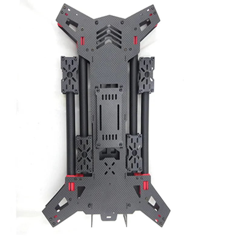 Складной Квадрокоптер H4 с рамкой из углеродного волокна и посадочным шасси 680 Alien