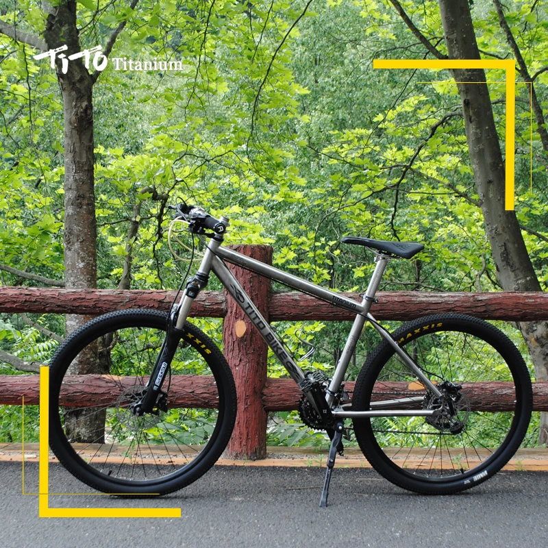 TiTo титановый сплав MTB велосипед 26 27,5 колесная установка XT M780 костюмы 30 скоростей Сверхлегкий 12,17 кг титановый велосипед