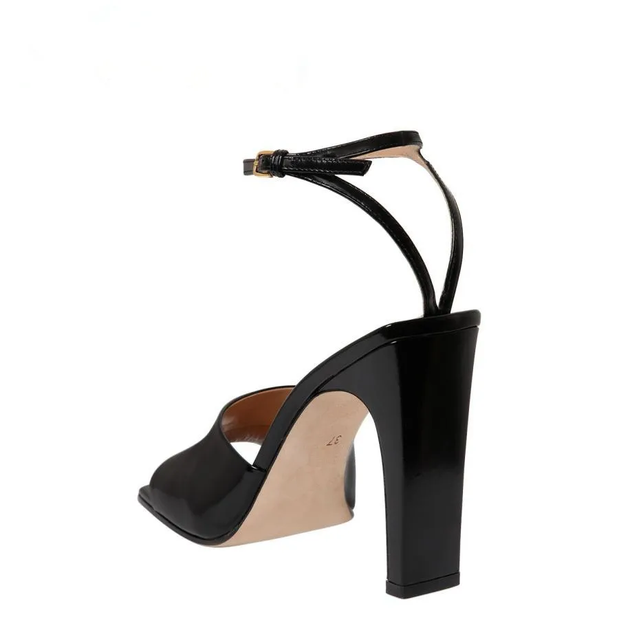 Lttl 2017 новый женский сексуальный леопарда конского волоса высокие каблуки пип топ