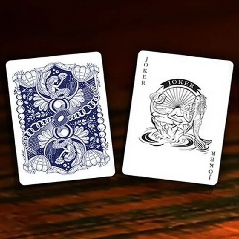 Игральные карты Aquatica 1 шт. размер USPCC дизайн от MagicWorld ограниченная серия новые