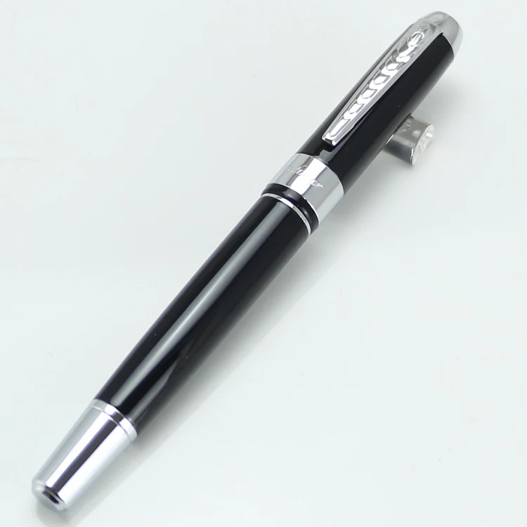 JINHAO250 черные и Серебристые школьные офисные ручки для письма ручка с роллером 0 7