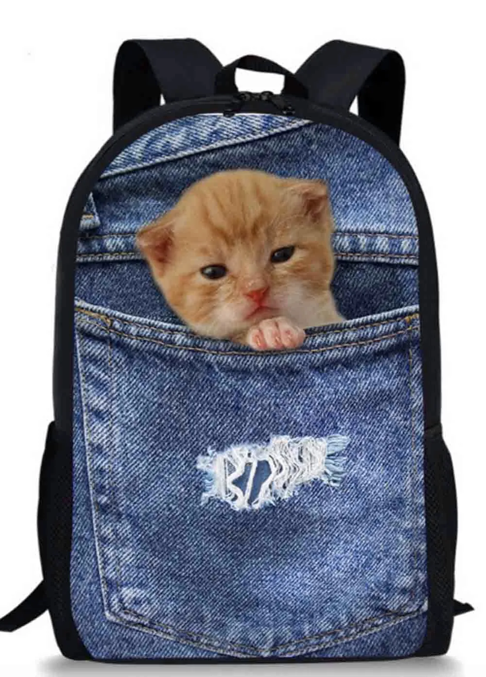 Плечевой рюкзак Joyloading для студентов креативный школьный ранец в джинсовом стиле