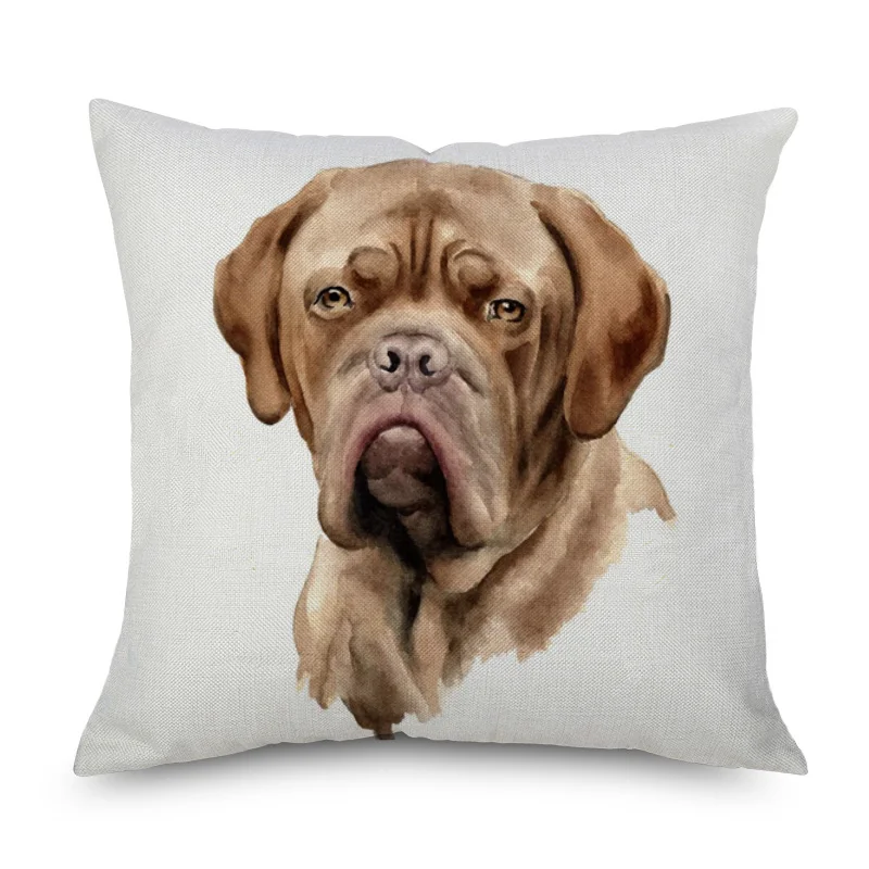 Наволочки с ручной росписью собак наволочки для подушек Парсон Рассел терьер