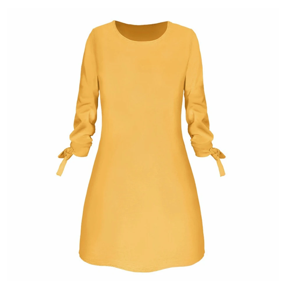 Повседневное цельное свободное платье Jocoo Jolee летнее элегантное шифоновое с