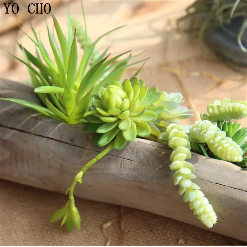 YO CHO 1 шт. Искусственные суккуленты искусственное растение искусственные цветы