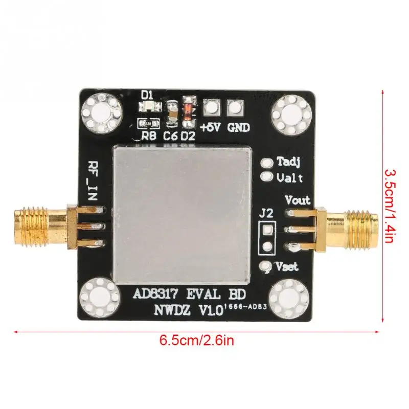 AD8317 1M 10GHz 60dB RF измеритель мощности логарифмический детектор контроллер для