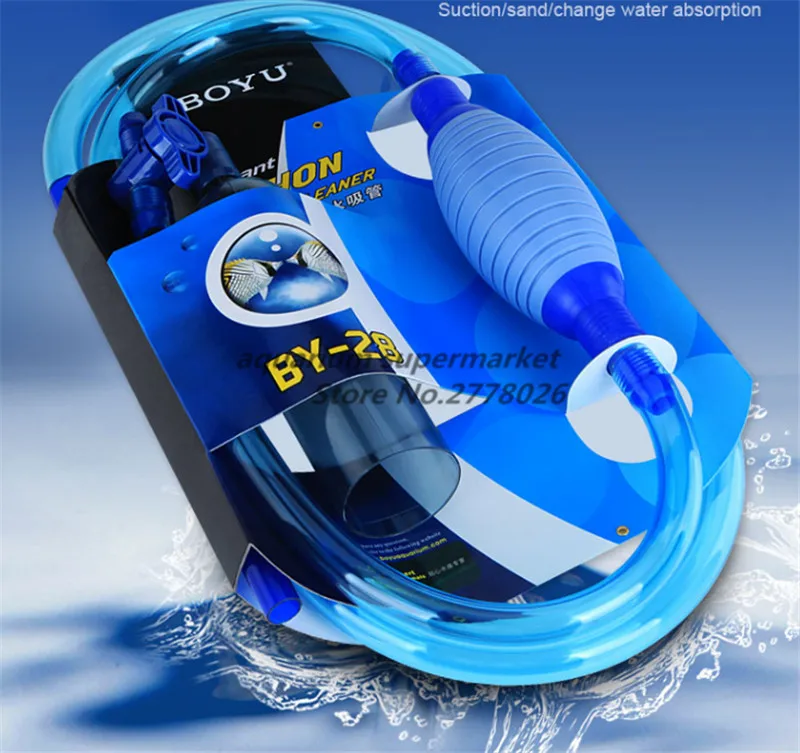 

Siphon Gravel Manual Cleaner Pump for Aquarium Fish Tank Cleaning Washing Sand Changing Water