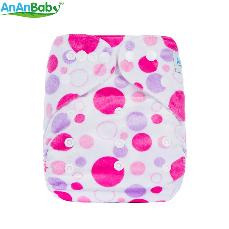 AnAnBaby детские подгузники с мультяшным рисунком многоразовые и моющиеся Minky детские подгузники милый подгузник с принтами чехол для 6-35+ фунтов Детские серии C