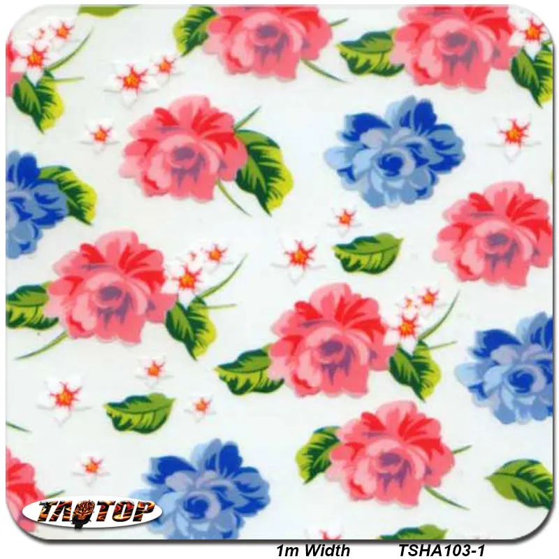 

1m 50Sq TSHA103-1 Flower Transfer Print Film Printing Film Water Printing Film Water Transfer Printing Film