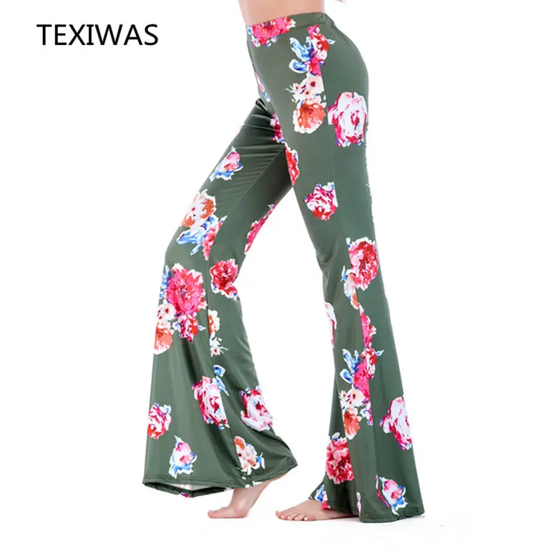 TEXIWAS осенние пляжные брюки с широкими штанинами женские расклешенные Капри