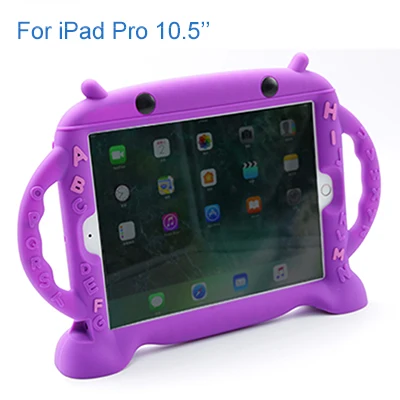 5464PR CHINFAI противоударный детский безопасный Чехол для iPad Air 2, чехол с ручками для iPad mini, водонепроницаемый силиконовый чехол для iPad Pro 10,5 - Цвет: 5464PR