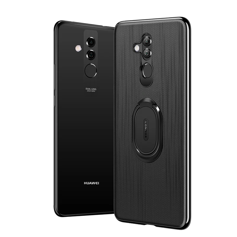 For Huawei Mate 20 Lite Case Leather Magnetic Ring Stand Holder Phone Cases 30 Pro Coque Back Cover Etui |
