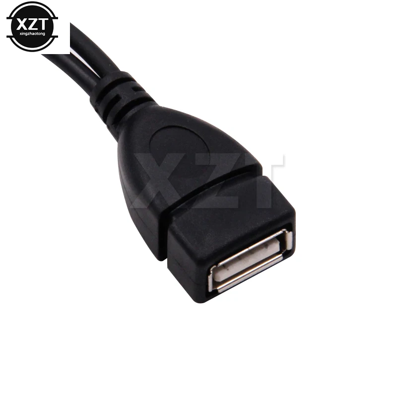 Многофункциональный 2 в 1 USB к микро OTG кабель Мама папа и адаптер разветвитель для
