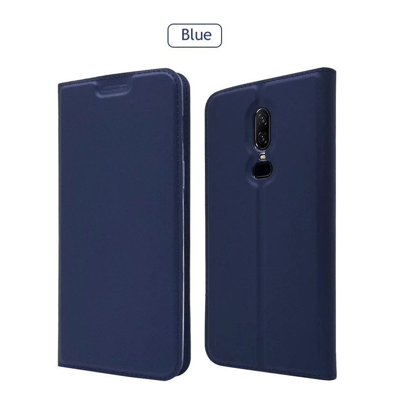 Blue ZROTEVE чехол для Oneplus 6 T 5T Чехол Флип-Бумажник кожаный чехол для One Plus 5 5T 6 T Чехол Флип Магнитный чехол Oneplus6 T чехол s - Цвет: Blue